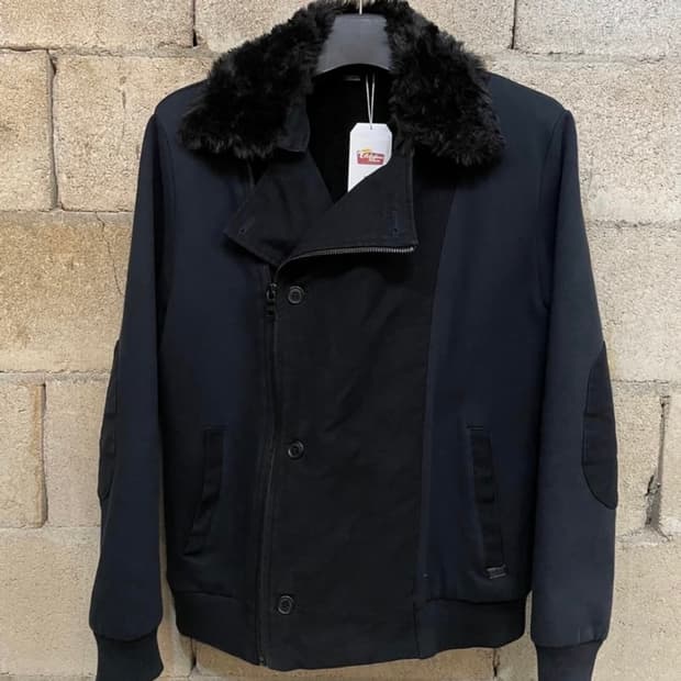 [L] 아르마니 코튼 라이더자켓