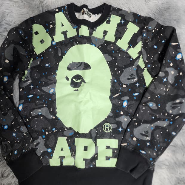 베이프 BAPE 카모 스페이스 맨투앤