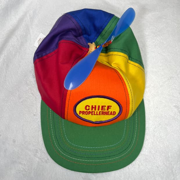레인보우 프로펠러 볼캡