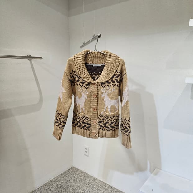 로데오 크라운즈 노르딕 니트 가디건