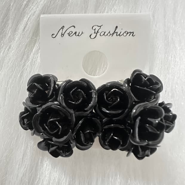 고스펑크 오리엔탈 장미 귀걸이