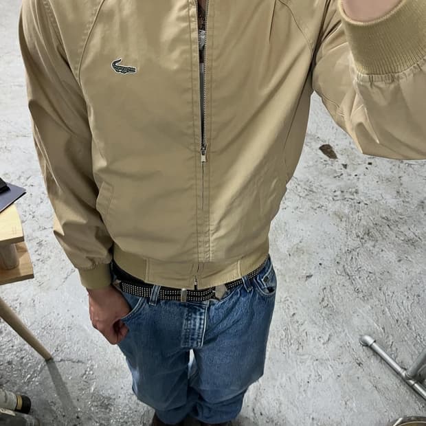 Crocodile blouson jacket