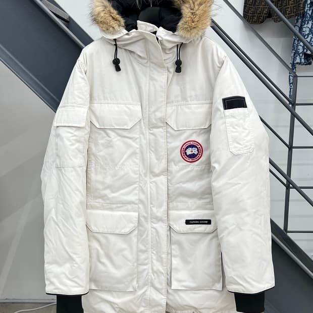 캐나다구스 익스페디션 파카 화이트 / 우먼 L