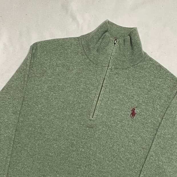 S 폴로랄프로렌 반집업 니트