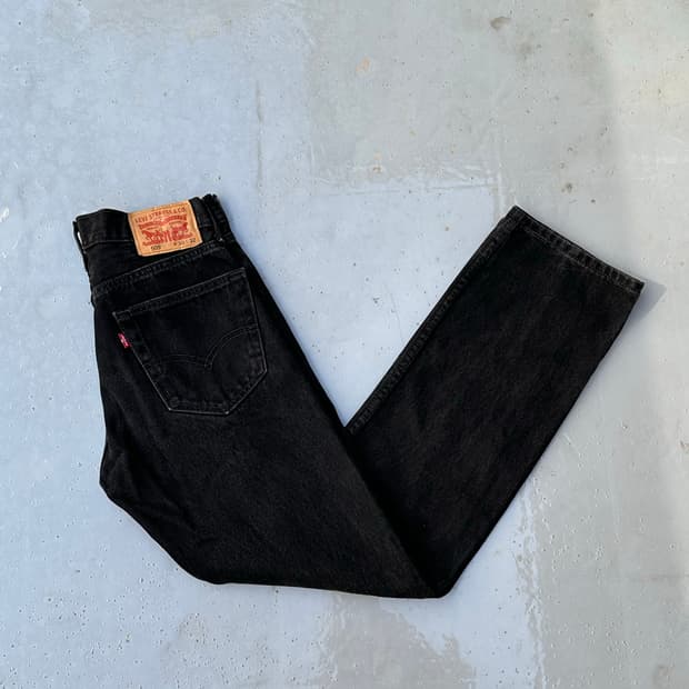 [리바이스] •Levi's 505 Black Denim