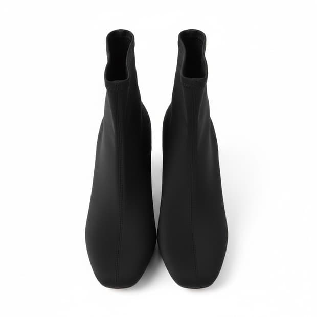 ZARA 블랙 앵클 부츠 삭스 부츠 240