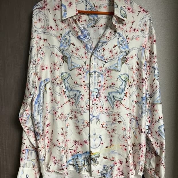 디올 남성 실크 상하의 셋업