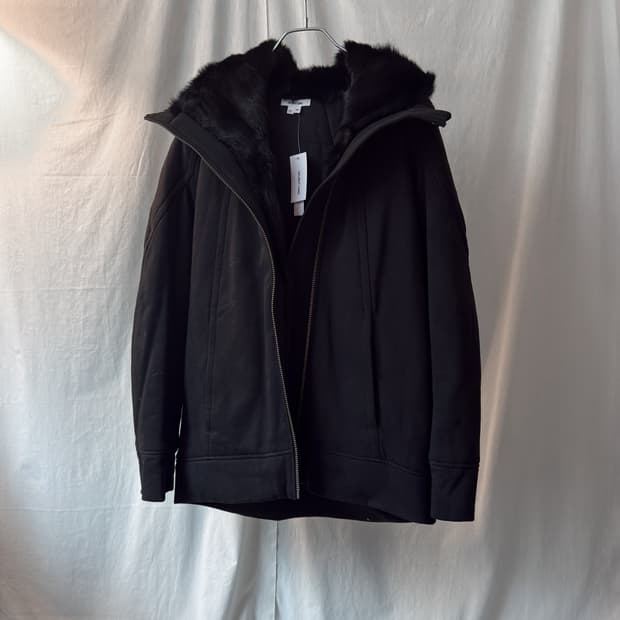 Helmut lang 래빗 퍼 자켓
