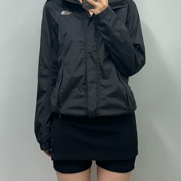 노스페이스 하이벤트 블랙 바람막이