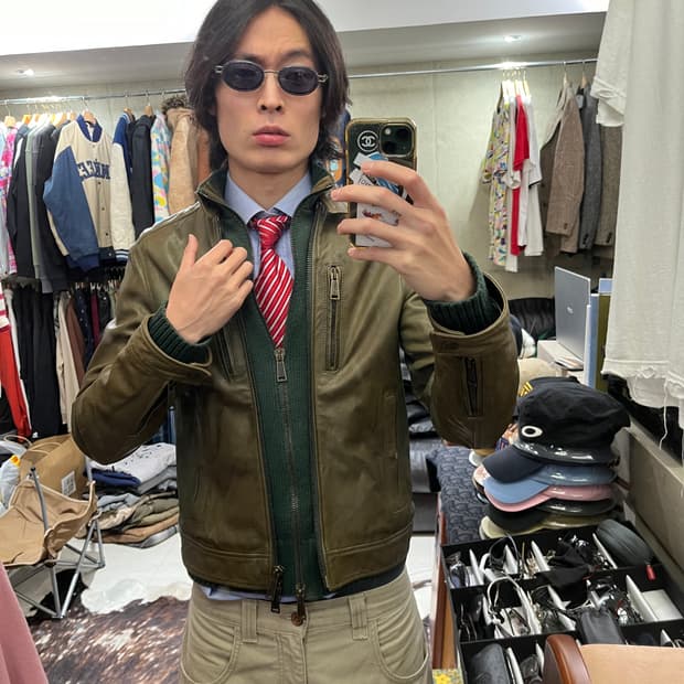 DSQUARED2 NAPPA LEATHER JACKET