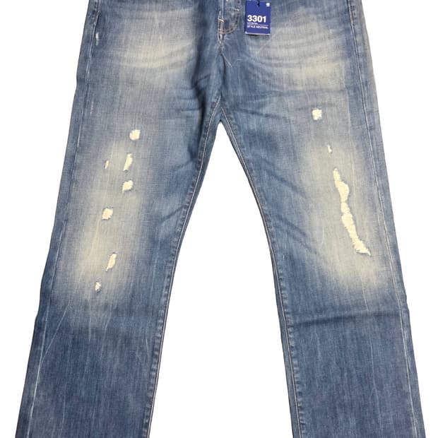 G-Star RAW 3301 스트레이트 핏 데님 팬츠(W33/L32)