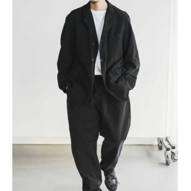 [1] 코모리 comoli 가먼트다이드 셋업 블랙