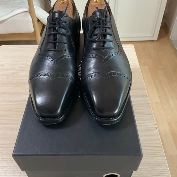 Carlos Santos 카를로스 산토스 1445 블랙 구두 UK 6 슈