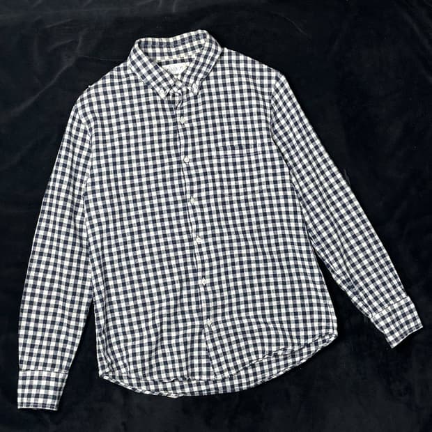 일본빈티지 PLST 체크 셔츠