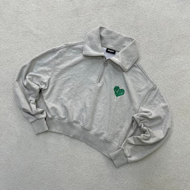 M 널디 여성 크롭 맨투맨 0414M