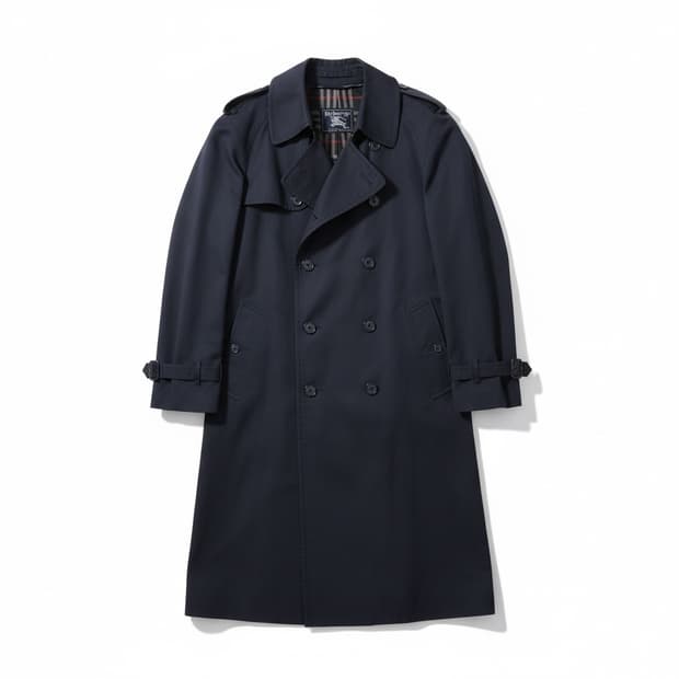 버버리 정품 네이비 트렌치 코트