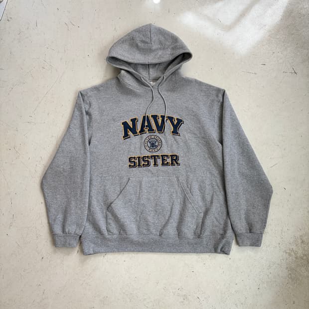 US NAVY OG 빈티지 미해군 후드티 2XL