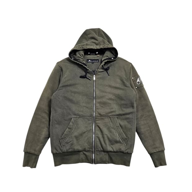 무스너클 버니 후드집업 카키