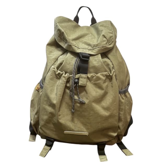 로우로우 스트링 럭색 백팩 올리브