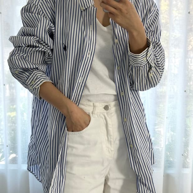 폴로랄프로렌 스트라이프 셔츠