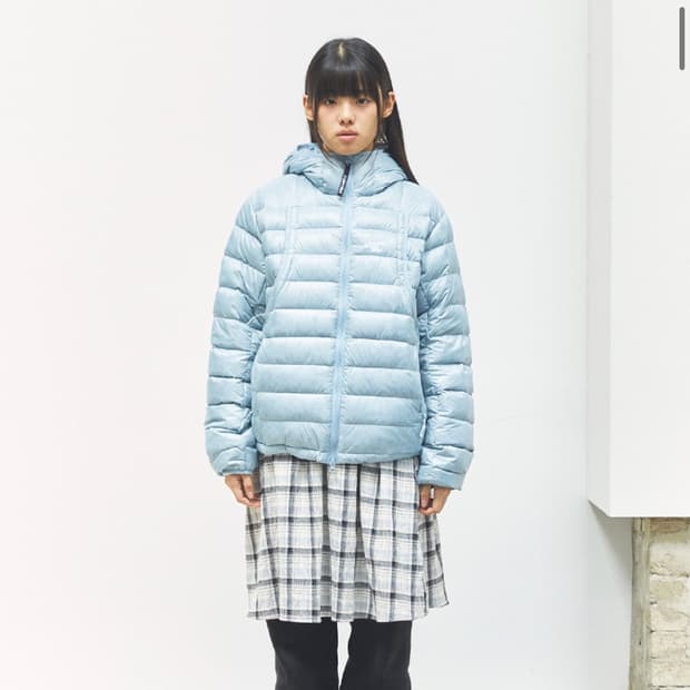 카비시 패딩 블루 S LIGHT WEIGHT DOWN JACKET