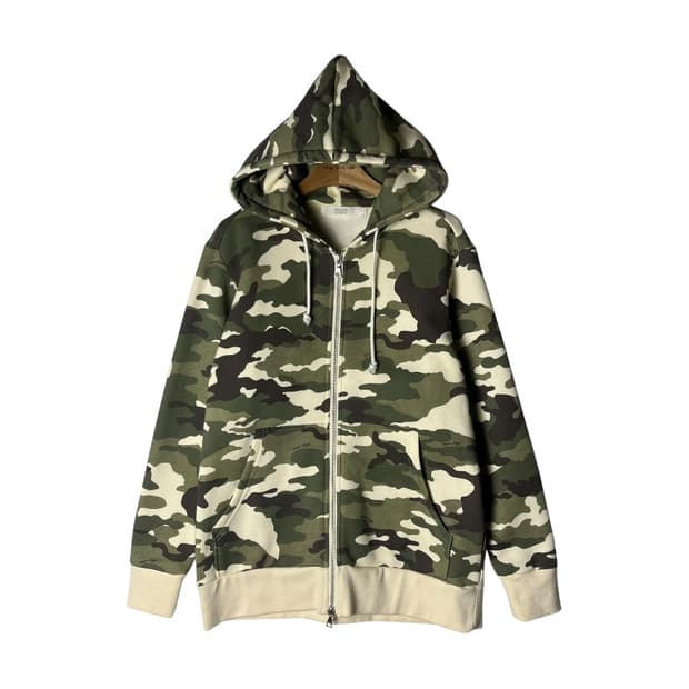 [Beams] 빔즈라이트 카모 투웨이 후드집업