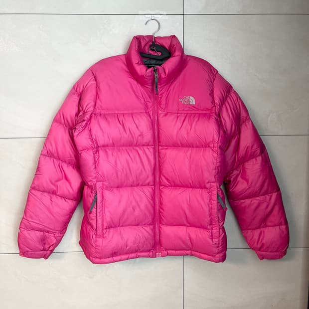노스페이스 700 눕시 핑크 패딩 (90) 