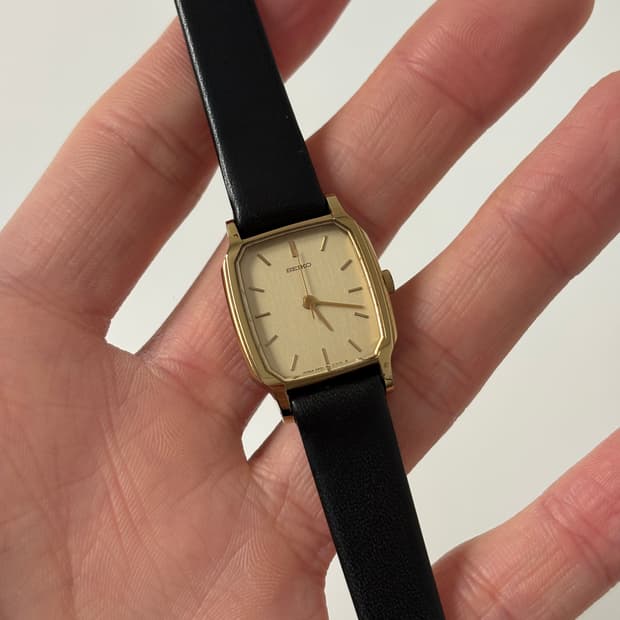 1980s Gold Tank Ladies Quartz