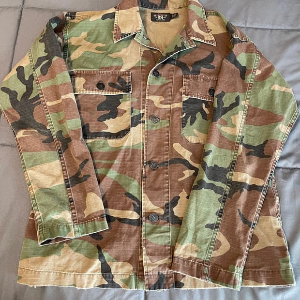RRL 더블알엘 카모플라주 BDU 자켓