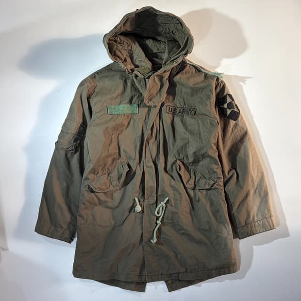 U.S. ARMY M-65 성모 자수 피시테일 파카 복각 필드자켓