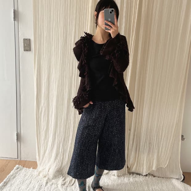 vintage wool capri pants