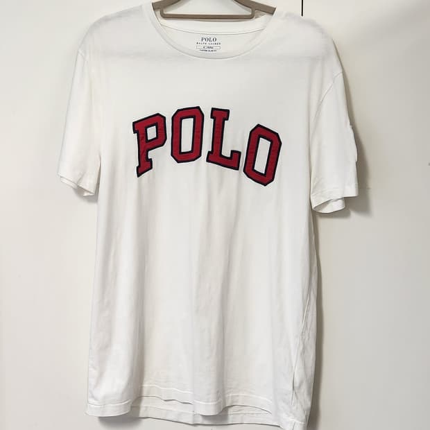 폴로 랄프로렌 빅로고 성조기 반팔 티셔츠 M
