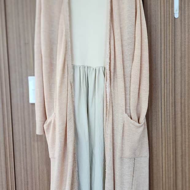 지컷 롱 가디건 (여리핏 / 롱롱 기장)