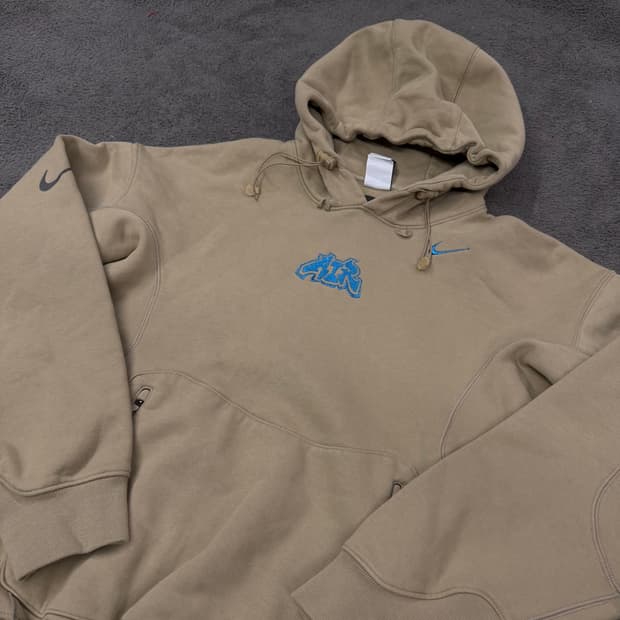 [ 정품/S ] 나이키 x 오프화이트 NRG 플리스 후드티