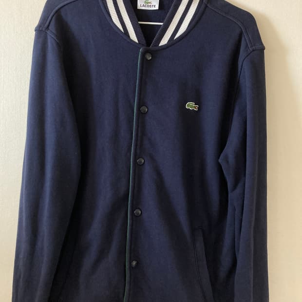 라코스테 네이비 바시티 자켓 4