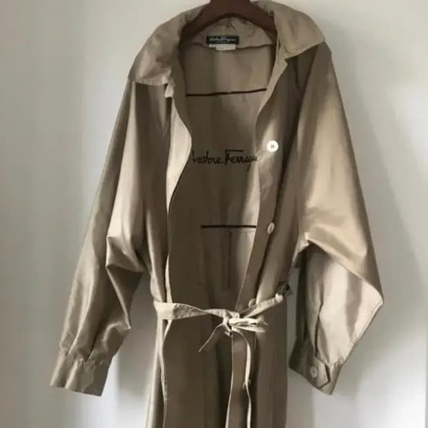 (정품)페레가모/페라가모 트렌치코트