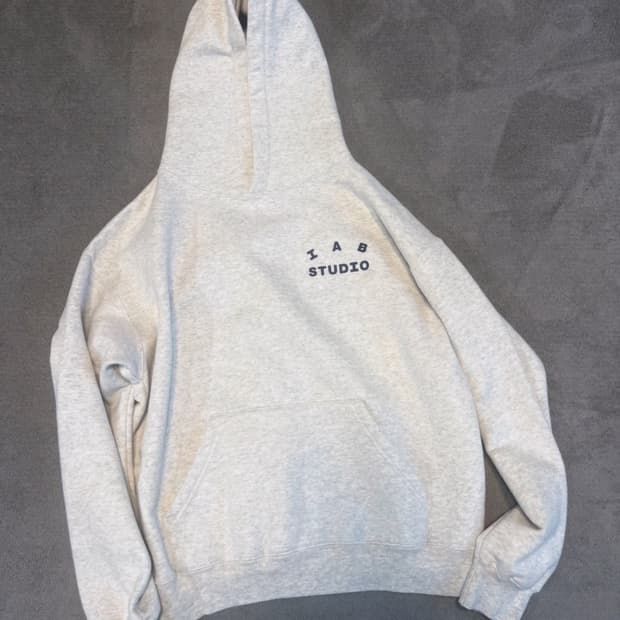 아이앱스튜디오 후드 오트밀 그레이 M