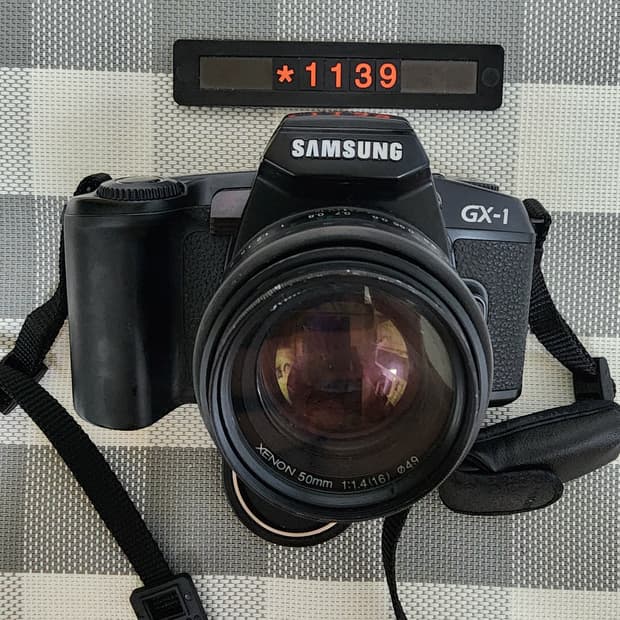 삼성캐녹스 GX-1 필름카메라 1.4 단렌즈