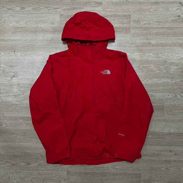 노스페이스 여성 하이벤트 로고 자수 바람막이 자켓 [레드] XL/95