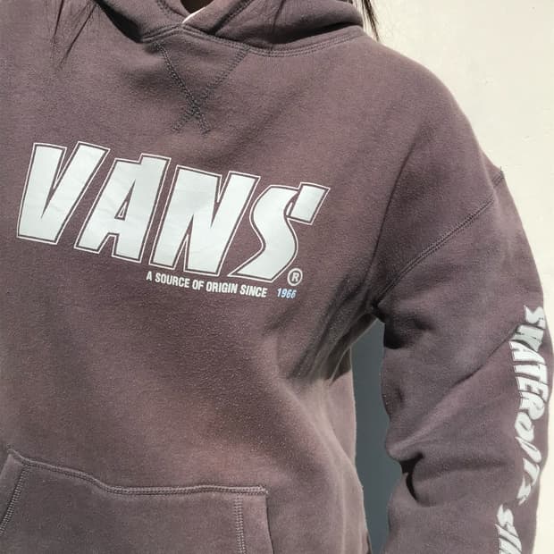 반스 차콜 후드티 