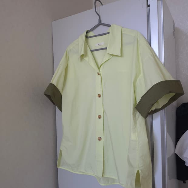 시스템 오버핏 면셔츠