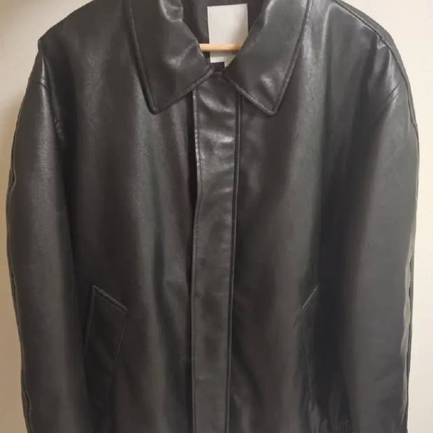 247시리즈 레더 블루종 BLACK XL