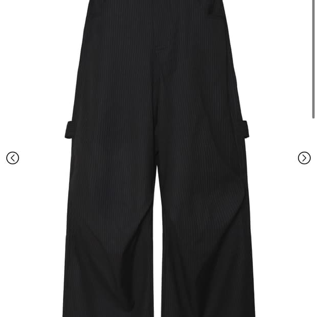 카미엔 kamien 247 ALL DAY STRIPE PANTS BLAC