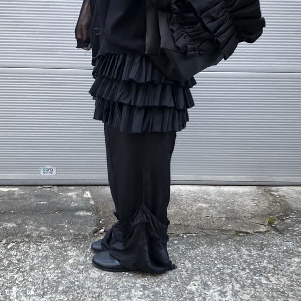 dkny 프릴 스커트