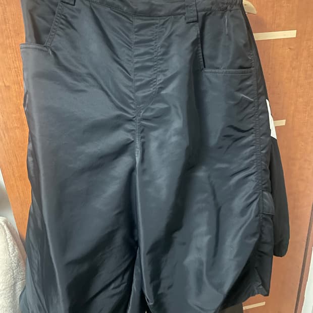 (3) 카미엔 나일론 버뮤다 팬츠 블랙