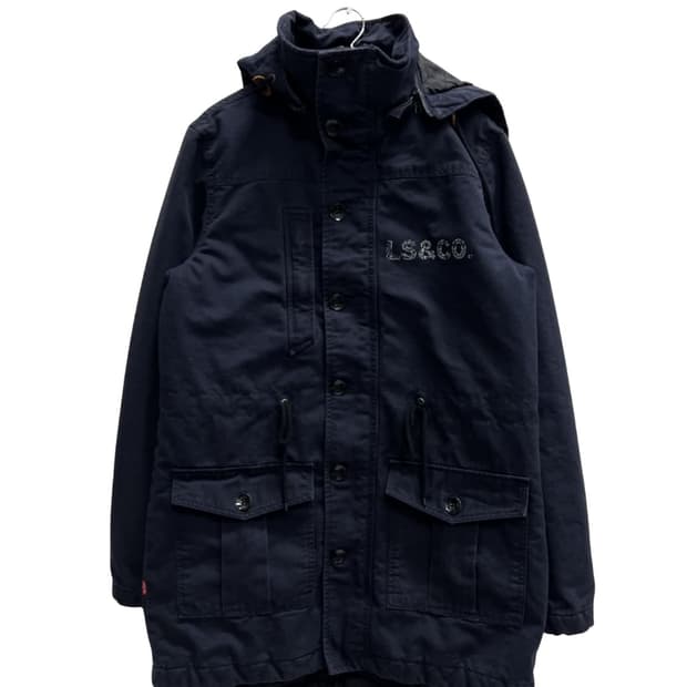 (M) 리바이스 사파리 야상 점퍼 네이비