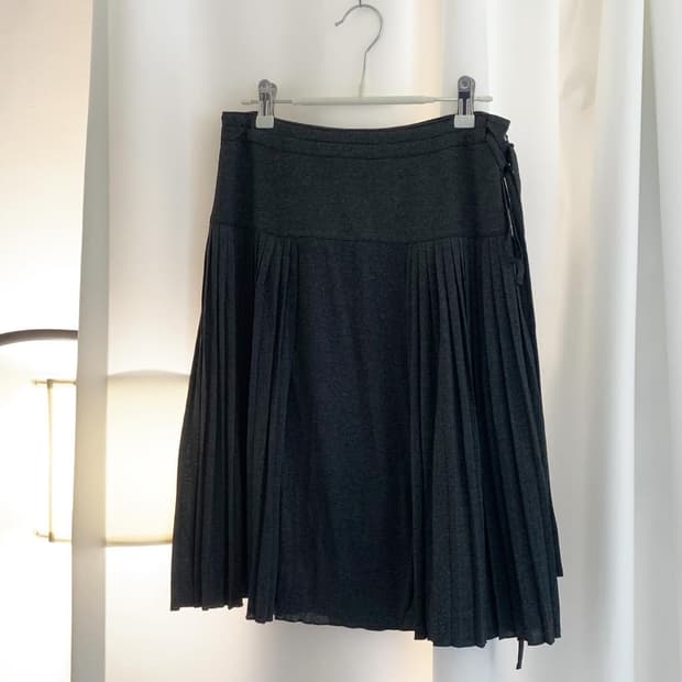 [AMACA] pleats string skirt (woman M)