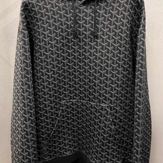  고야드X 크리스토퍼 원튼 패턴 후드티 XL