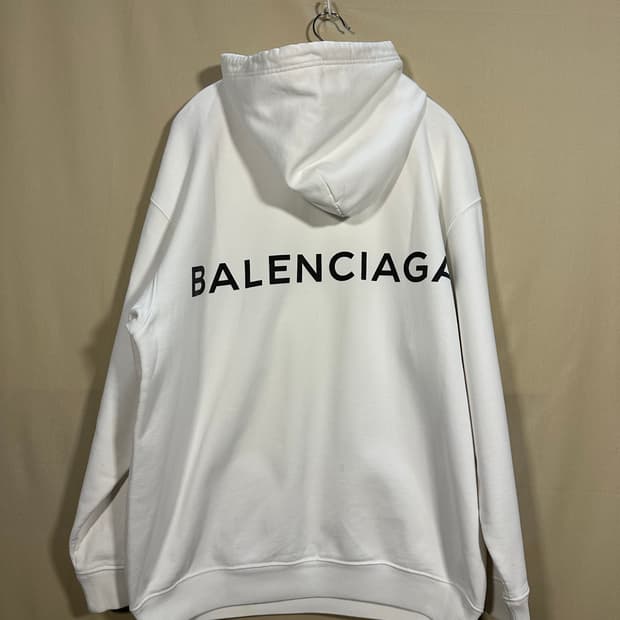 발렌시아가 백로고 오버 후디 처분 