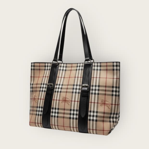 버버리 헤이마켓 노바체크 토트백.숄더백